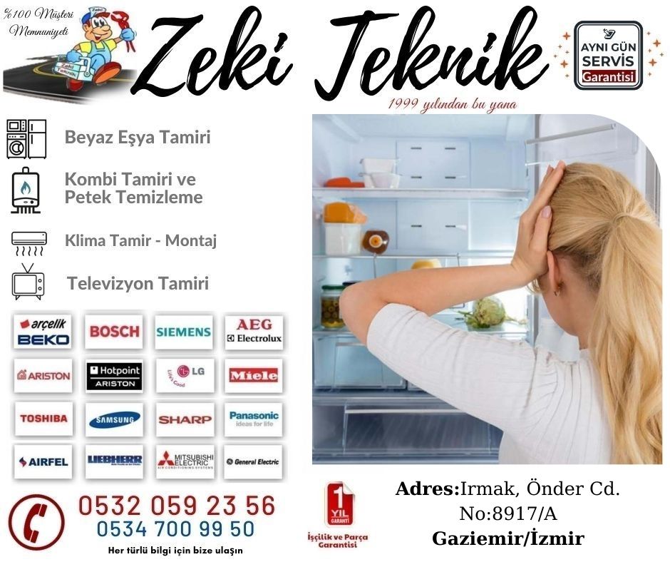 Gaziemir Buzdolabı Servisi